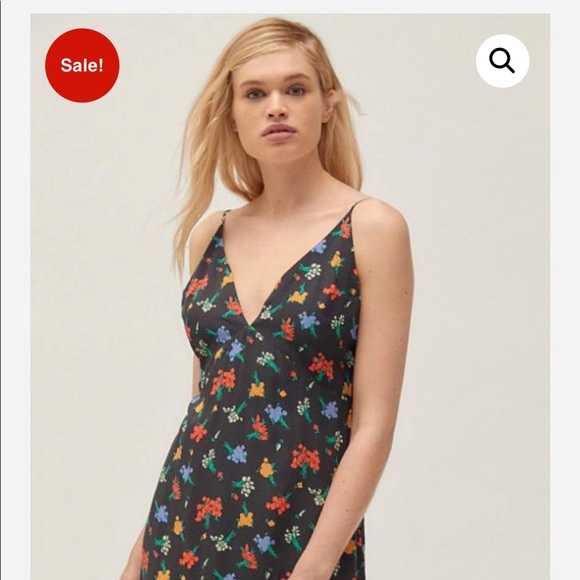 Brand New Capulet Capulet UO Exclusive Odille Floral Side-Slit Maxi Dress - Picture 4 of 8